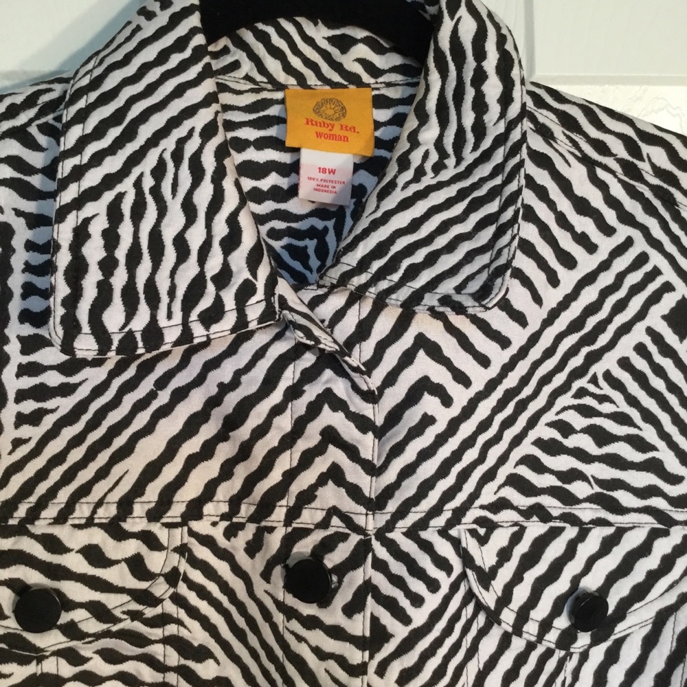 Ruby road, size 18, patterned jacket - Picture 2 of 6